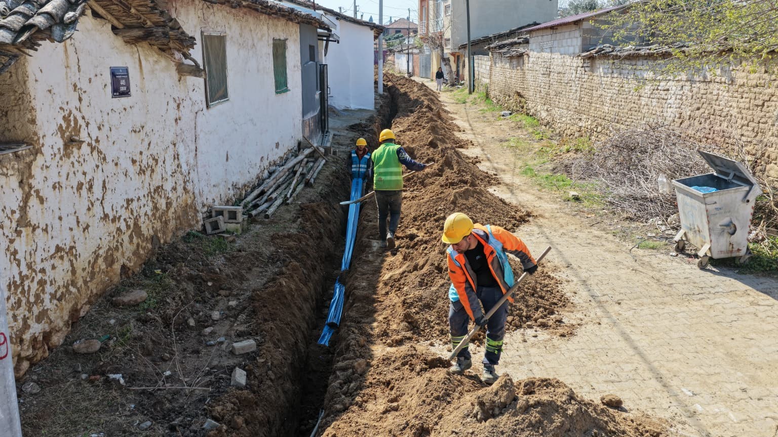 Aydın Büyükşehir Belediyesi’nden Köşk’te altyapı yatırımı