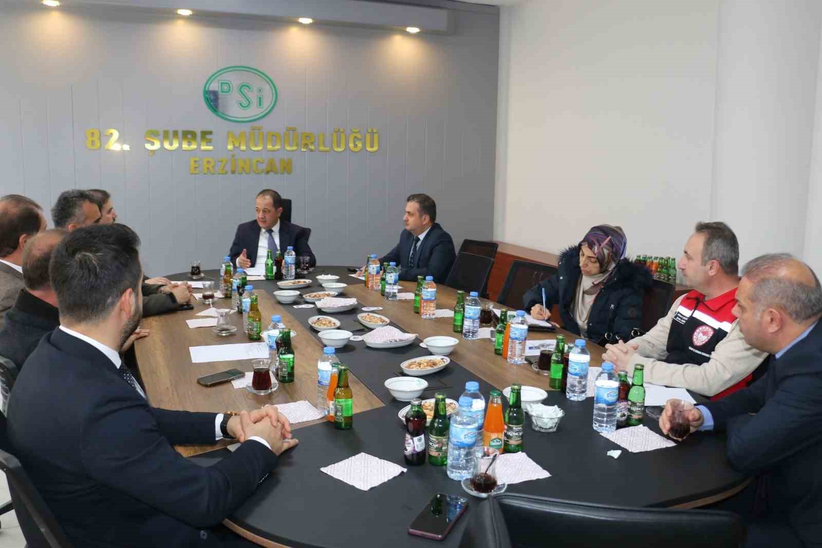 Erzincan&rsquo;da tarım sezonu &ouml;ncesi koordinasyon toplantısı yapıldı
