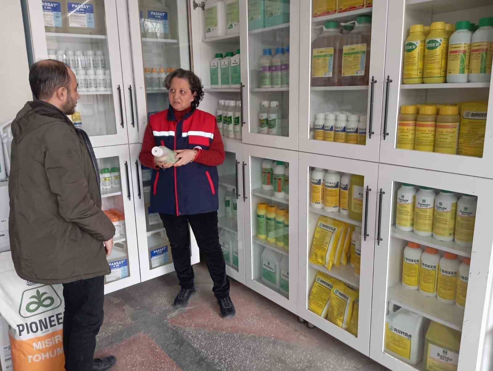 Bitki koruma ürünleri bayilerine yönelik denetim