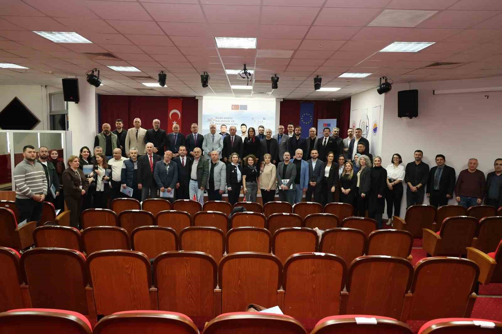 Sinop&rsquo;ta "İklim Dostu Balık&ccedil;ılık ve Ekosistem" projesi tanıtıldı
