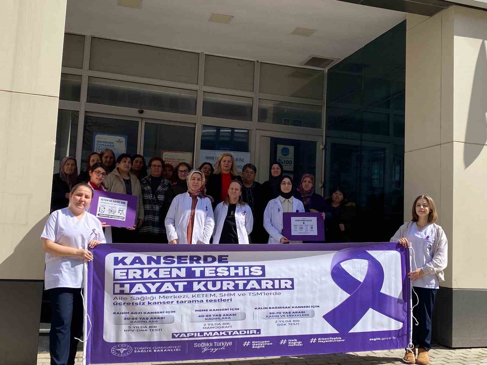 Babaeski&rsquo;de kadınlar kanser taramasından ge&ccedil;ti
