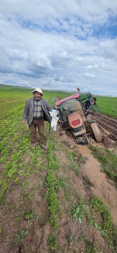 Kurtalan’da yağışlar tarım faaliyetlerini olumsuz etkiledi