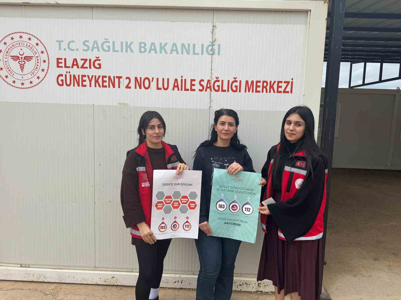 Elazığ&rsquo;da kadına y&ouml;nelik şiddetle m&uuml;cadele &ccedil;alışması
