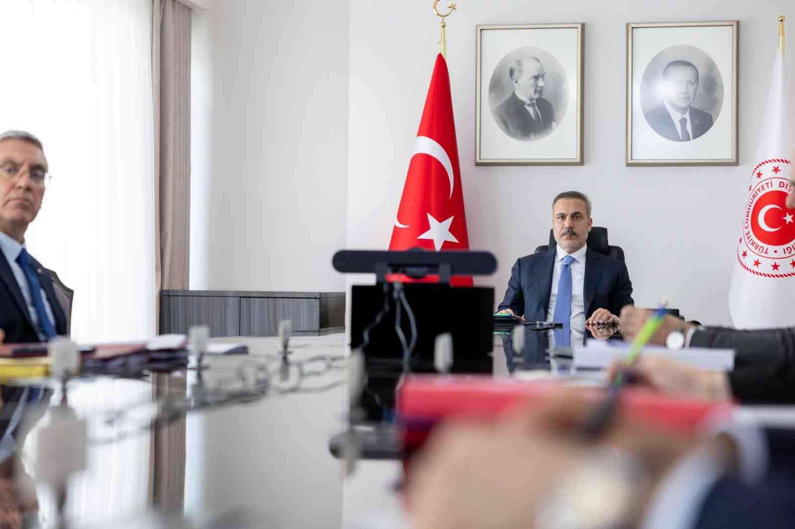 Bakan Fidan "Hürmüz Boğazı’nda durum" konulu çevrimiçi toplantıya katıldı