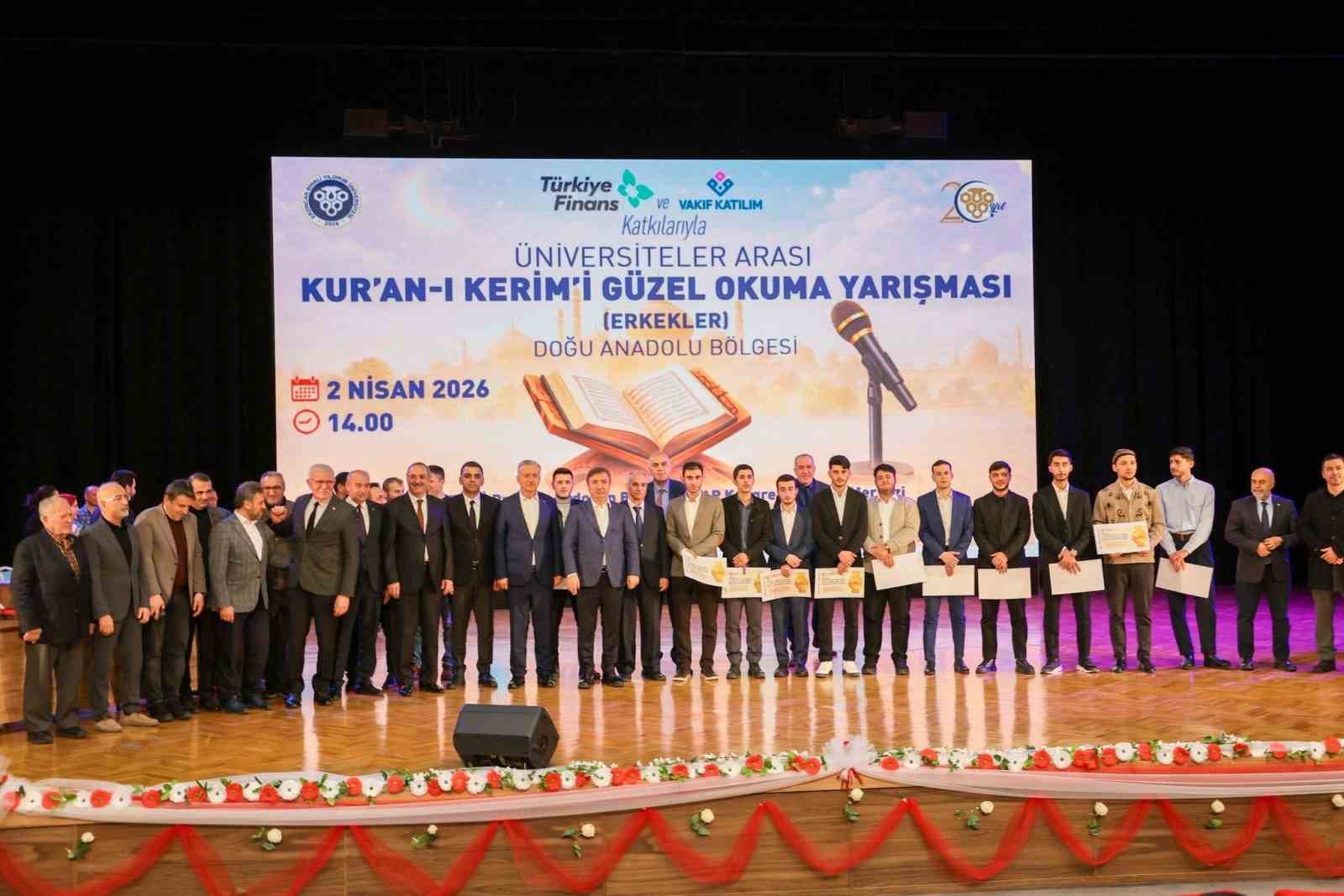 &Uuml;niversiteler Arası Kur&rsquo;an-ı Kerim&rsquo;i G&uuml;zel Okuma Yarışması d&uuml;zenlendi
