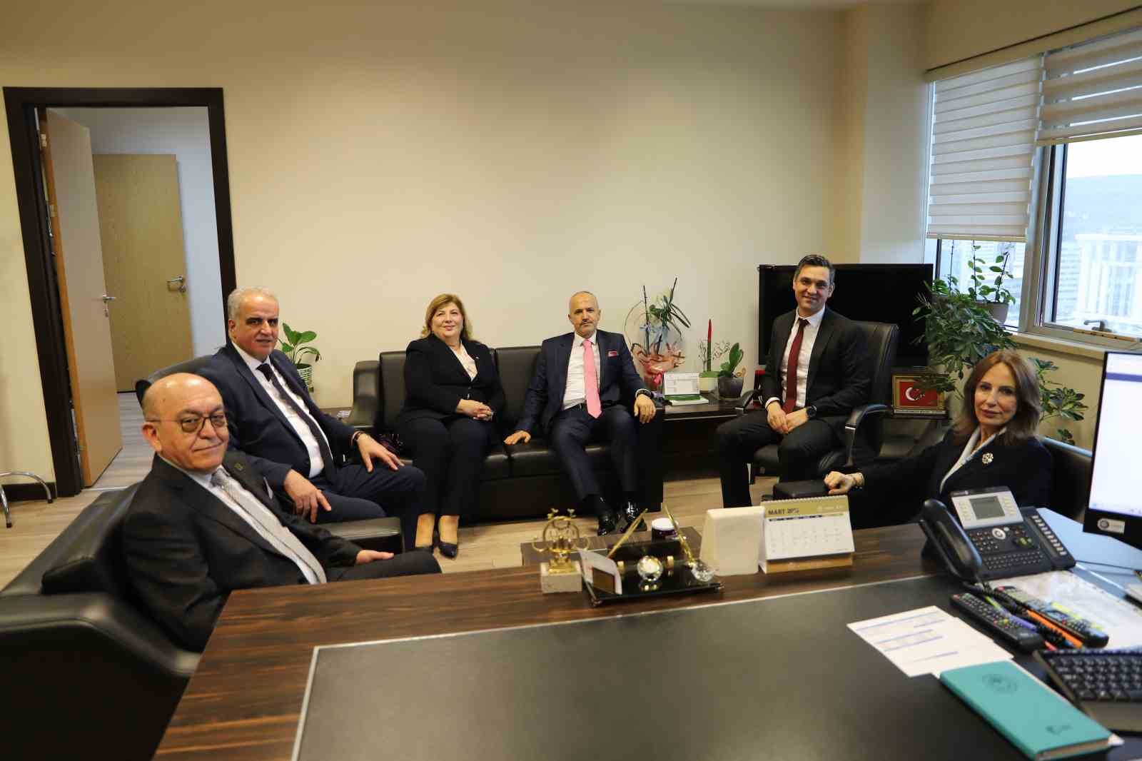 KUTSO Heyeti, Tarım Havzaları Daire Başkanı Dr. Emre Yeniay’ı ziyaret etti