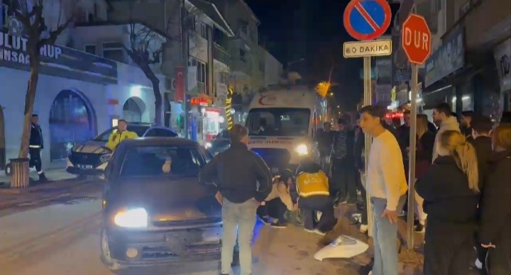 Otomobil ile motosiklet &ccedil;arpıştı: 1 yaralı
