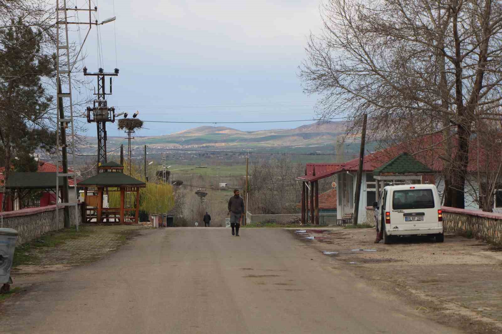 Leyleklere &lsquo;Saygılı&rsquo; k&ouml;y: B&uuml;t&uuml;n elektrik direkleri yuva oldu, leylekler i&ccedil;in tedbir alındı
