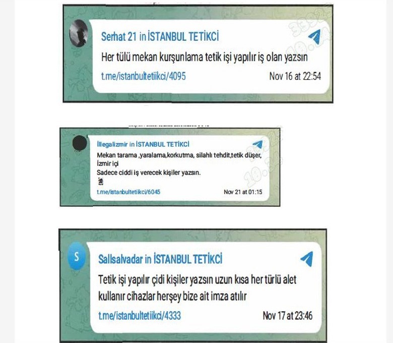 Telegram üzerinden suç örgütü propagandası yapan 44 şüpheli hakkında gözaltı talimatı