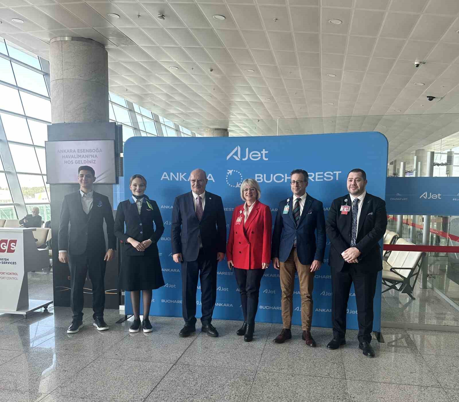 Ankara Esenboğa&rsquo;dan B&uuml;kreş&rsquo;e direkt u&ccedil;uşlar başladı
