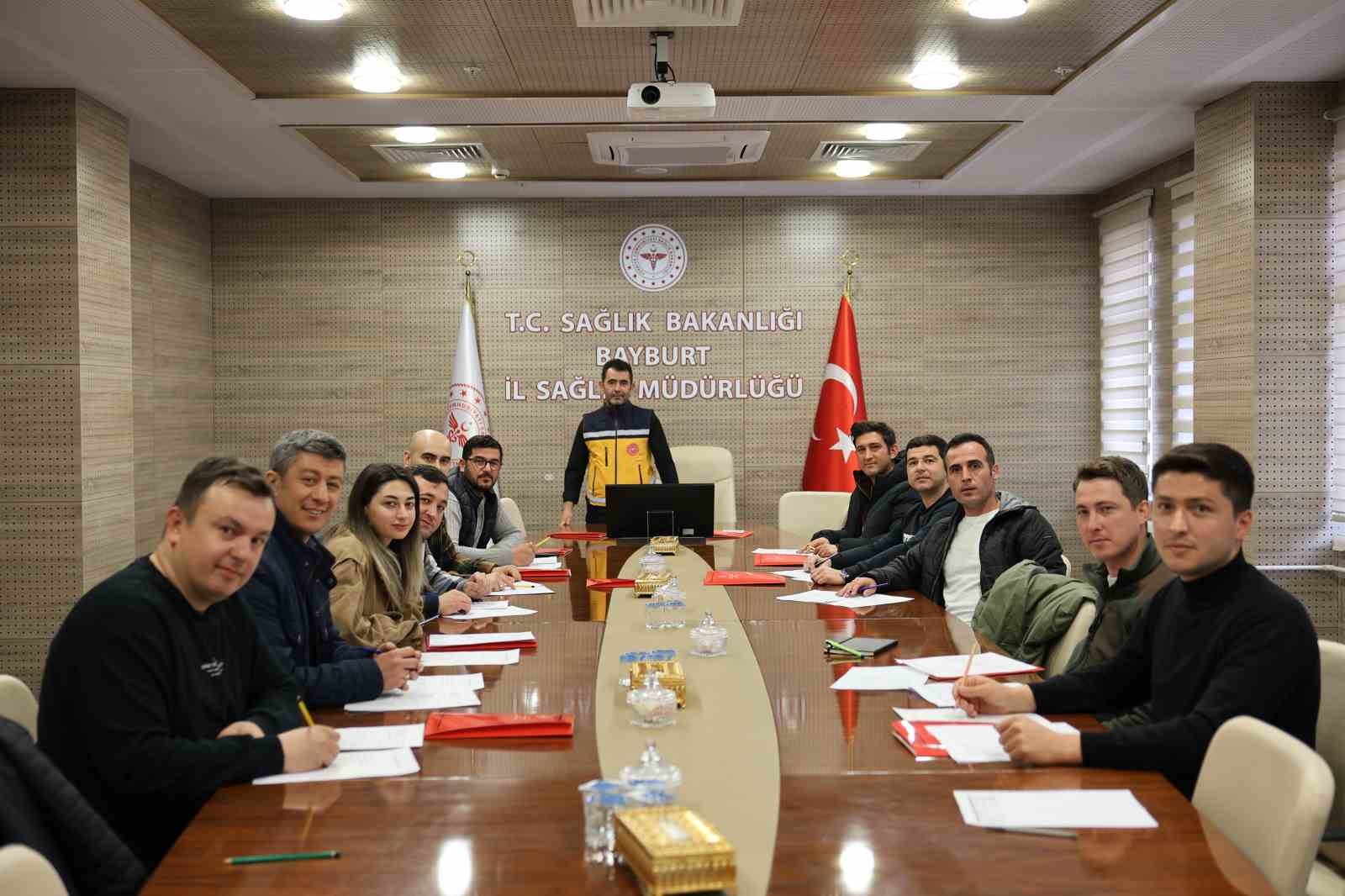 Bayburt&rsquo;ta emniyet personeline ilk yardım eğitimi verildi
