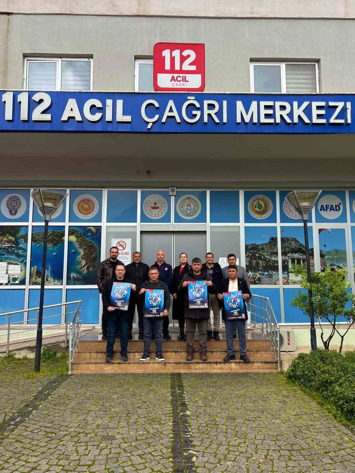 Muğla 112 Acil &Ccedil;ağrı Merkezi muhtarları ağırladı
