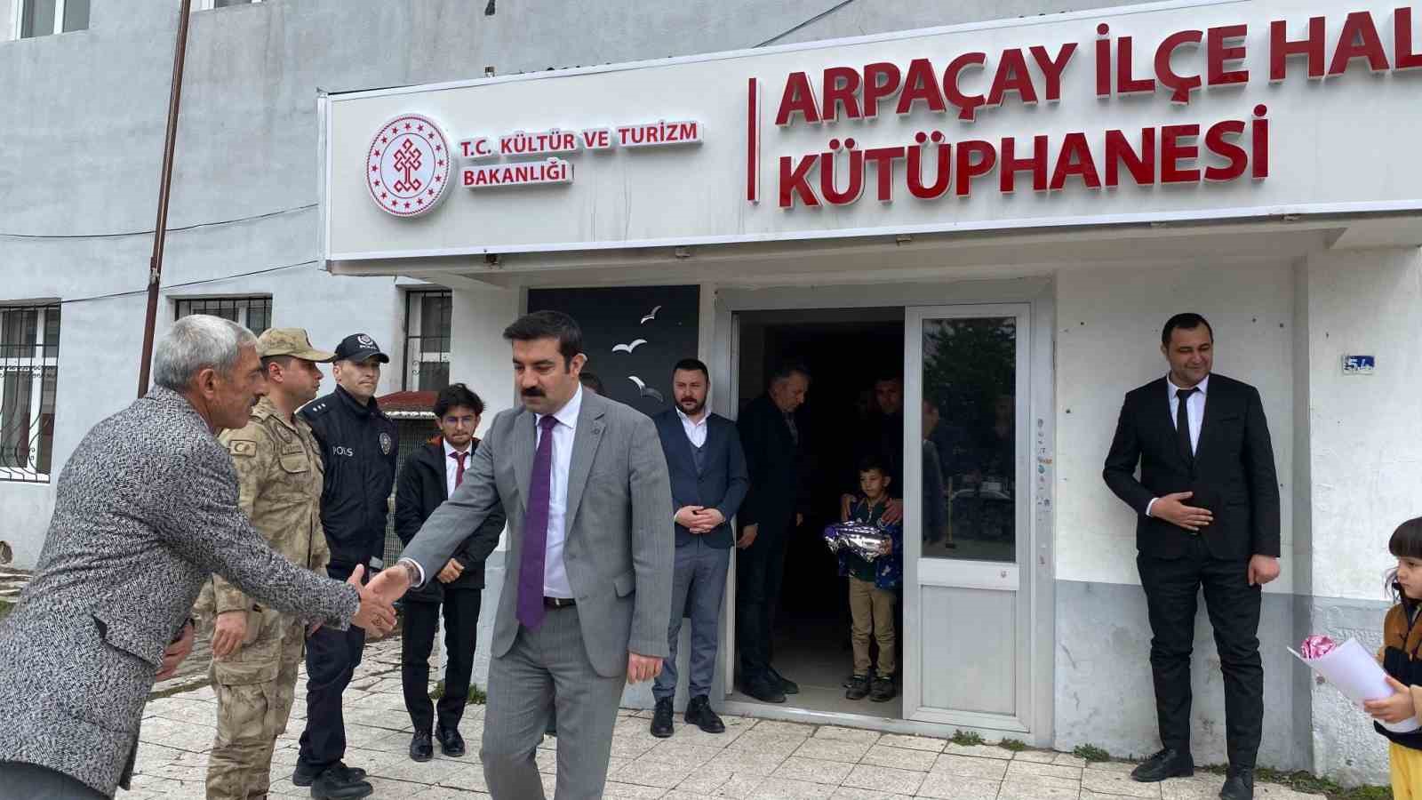 Arpa&ccedil;ay&rsquo;da K&uuml;t&uuml;phane Haftası etkinliği
