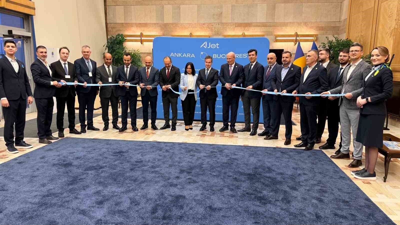 AJet, ilk Ankara-B&uuml;kreş seferini ger&ccedil;ekleştirdi
