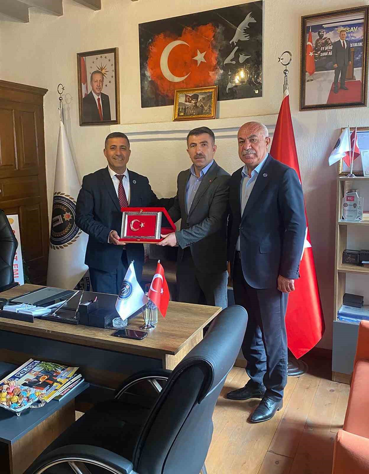 EMŞAV&rsquo;a Emniyet Teşkilatı Sendikası Genel Başkanı Okumuş&rsquo;tan ziyaret
