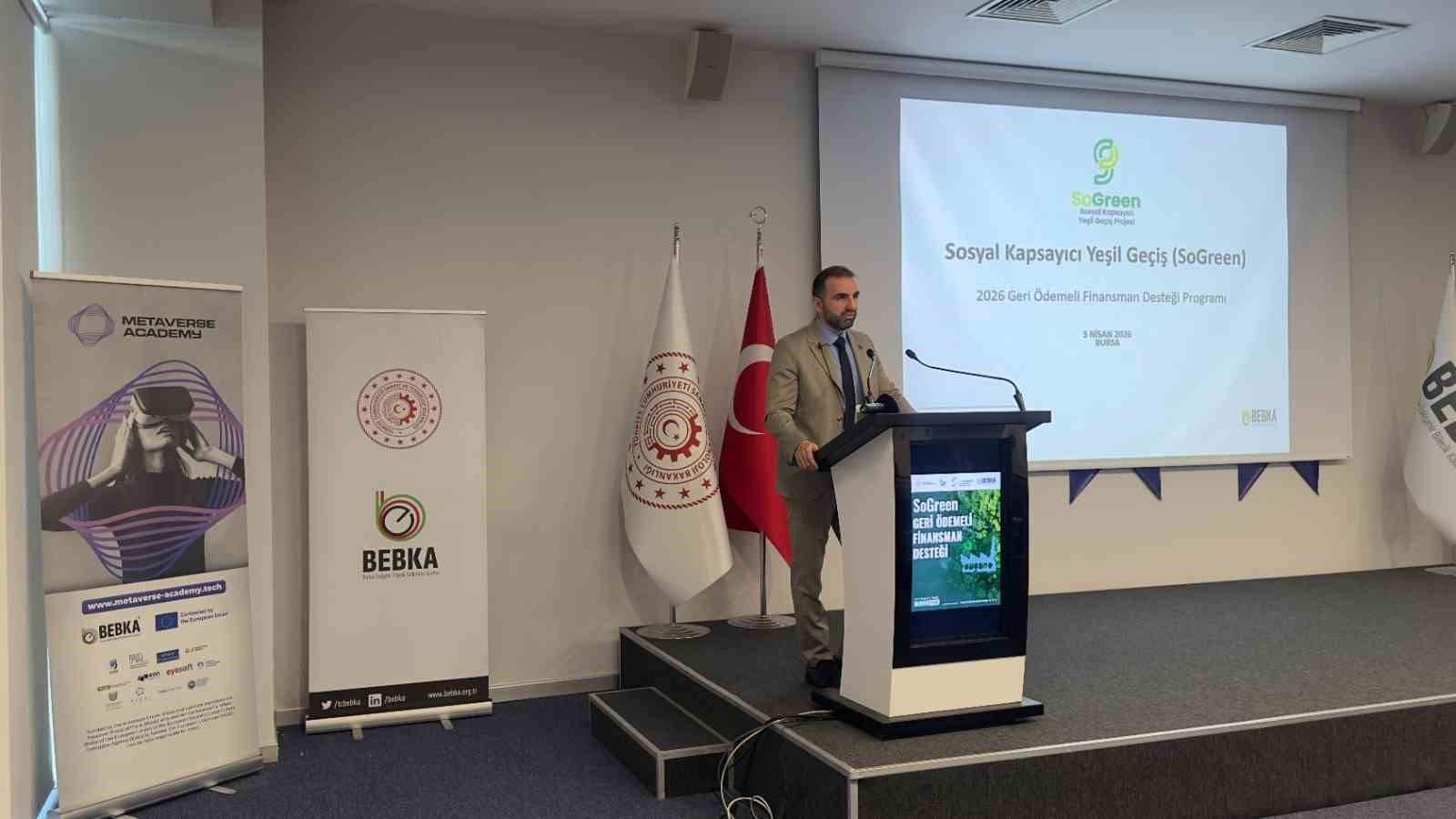 BEBKA&rsquo;dan 510 milyon TL&rsquo;lik faizsiz finansman desteği Bursa&rsquo;da tanıtıldı
