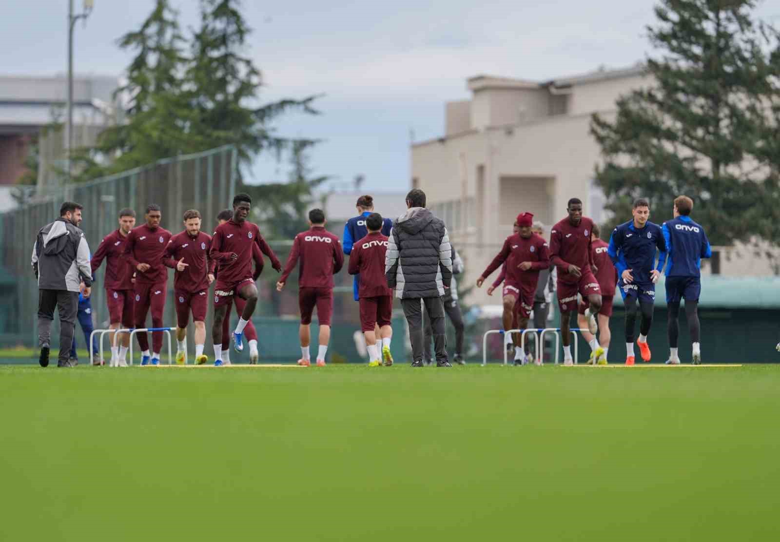 Trabzonspor, Galatasaray maçı hazırlıklarını tamamladı