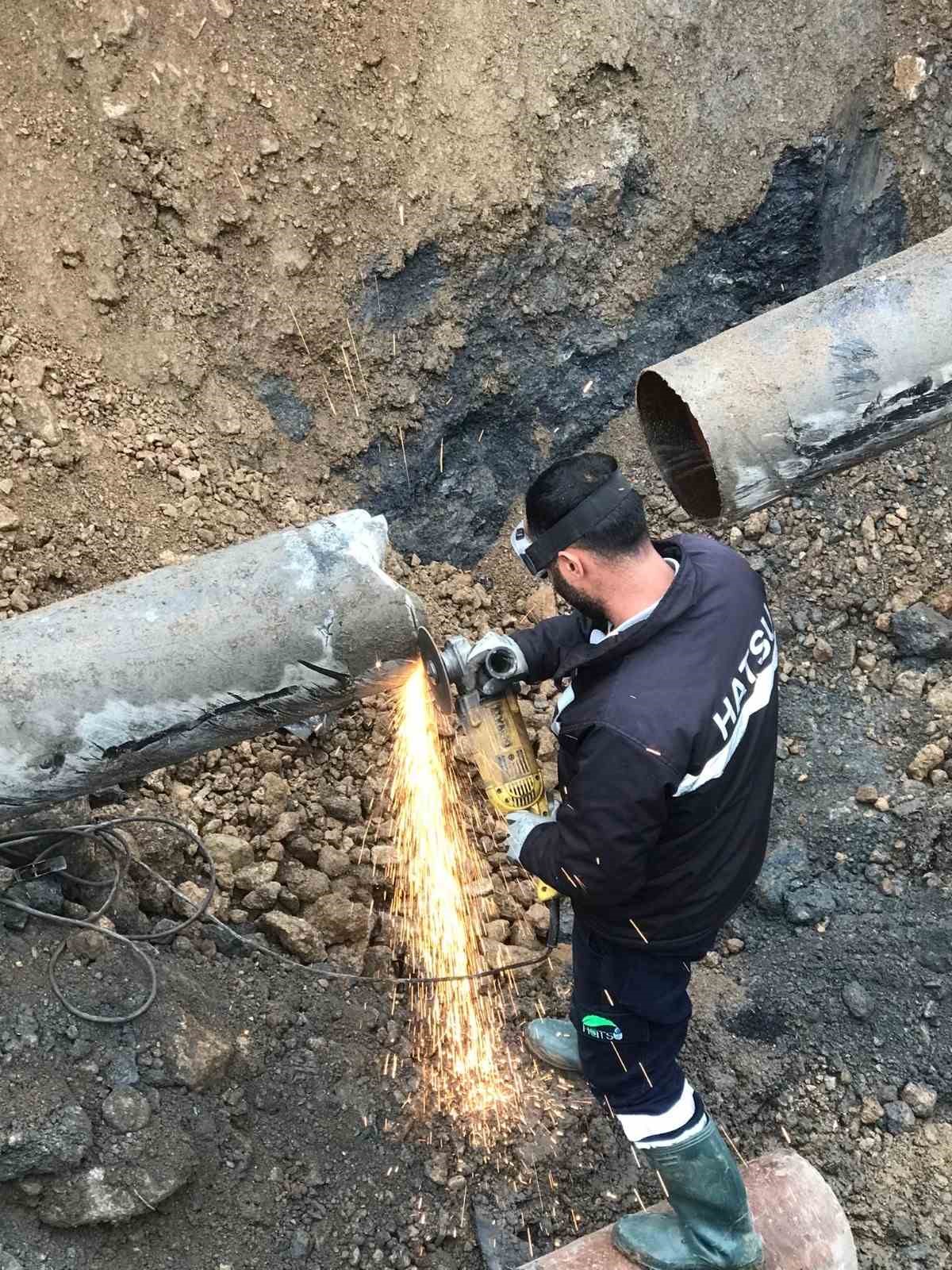 Payas&rsquo;ta i&ccedil;me suyu hattı hızla onarıldı
