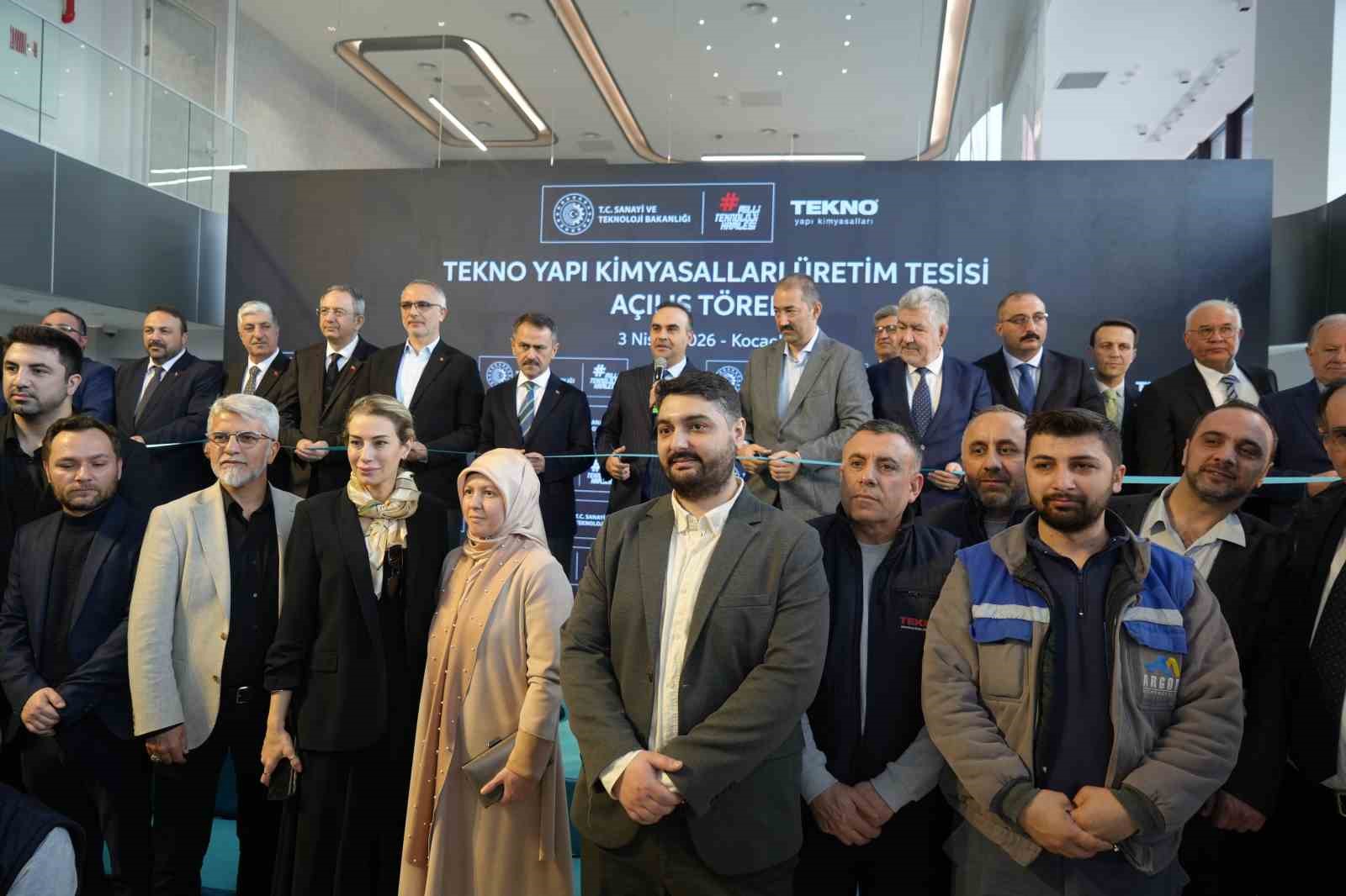 Bakan Kacır: "Kimya sektöründe 935 milyar liralık yatırımın önünü açtık"