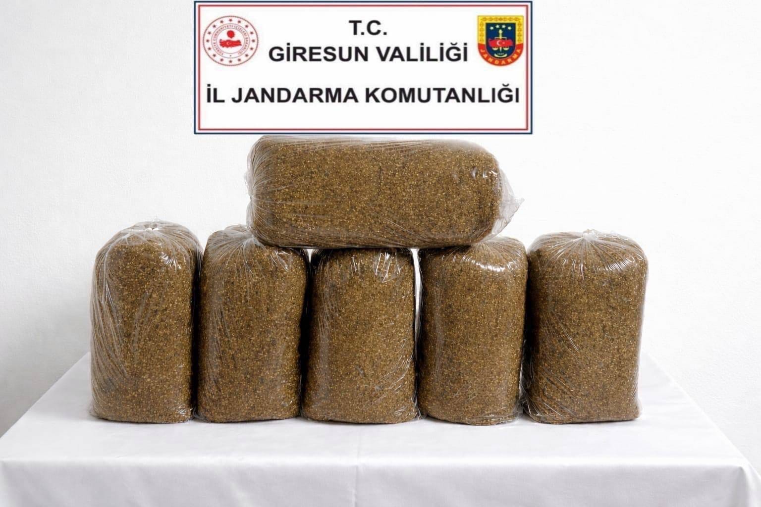 Giresun’daki operasyonlarda 4 şüpheli hakkında adli işlem başlatıldı