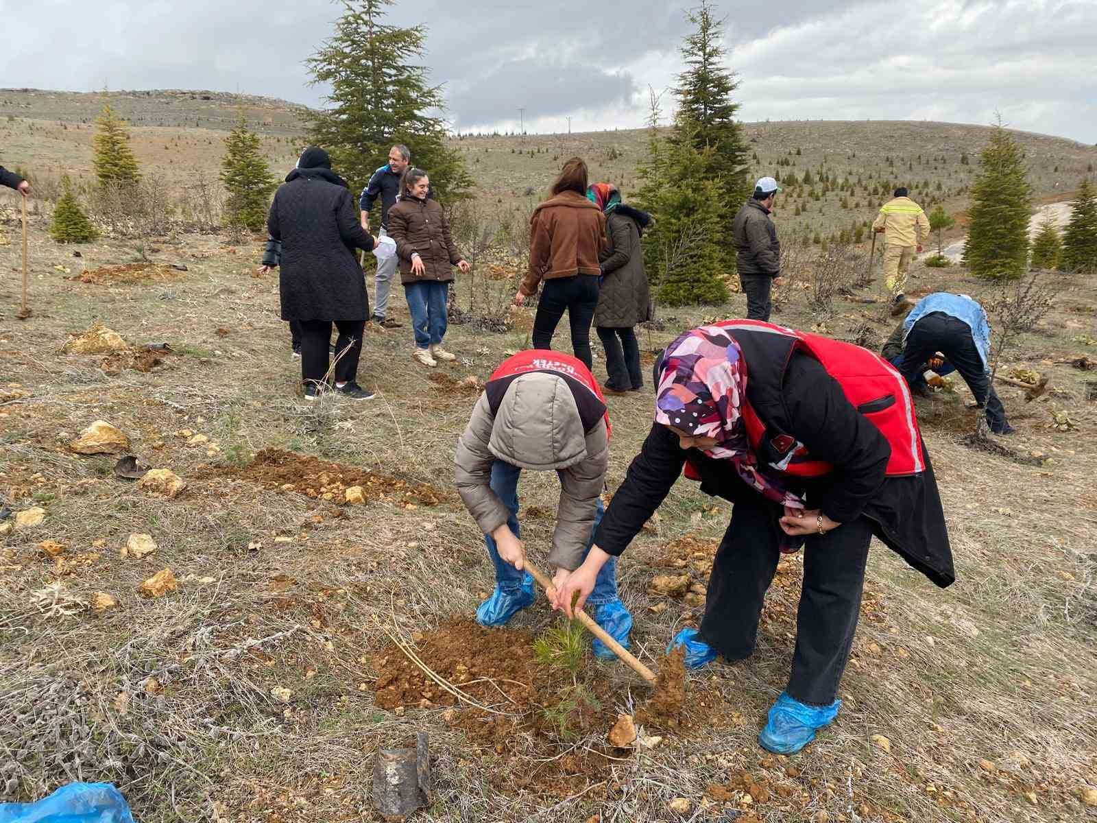 Elazığ&rsquo;da fidan dikim etkinliği
