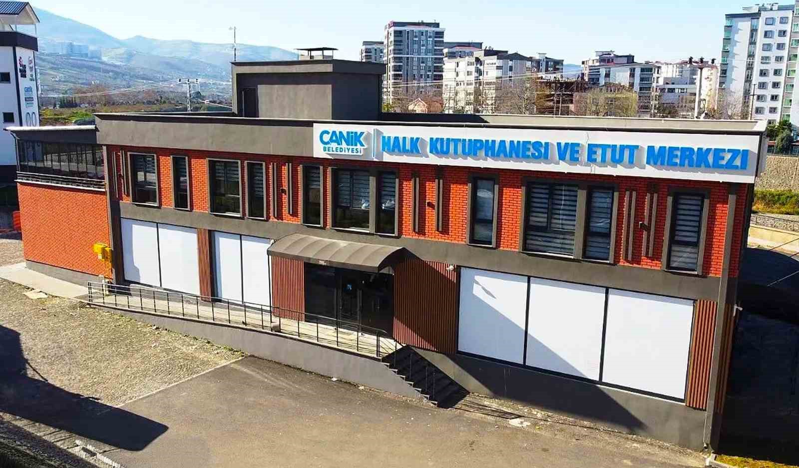 Başkan Sandıkçı: "Canik Halk Kütüphanesi ve Etüt Merkezimize ilgi yoğun"