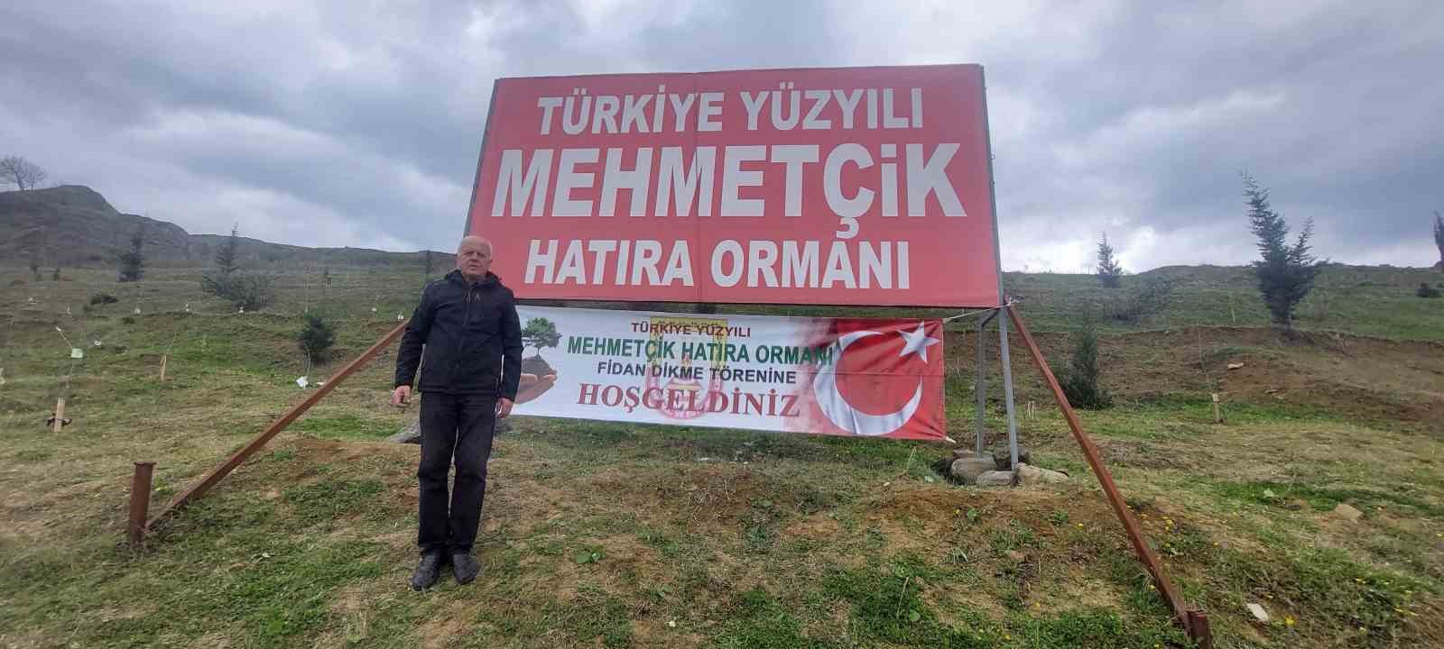 Samsun’da Mehmetçik Hatıra Ormanı’na fidan dikildi