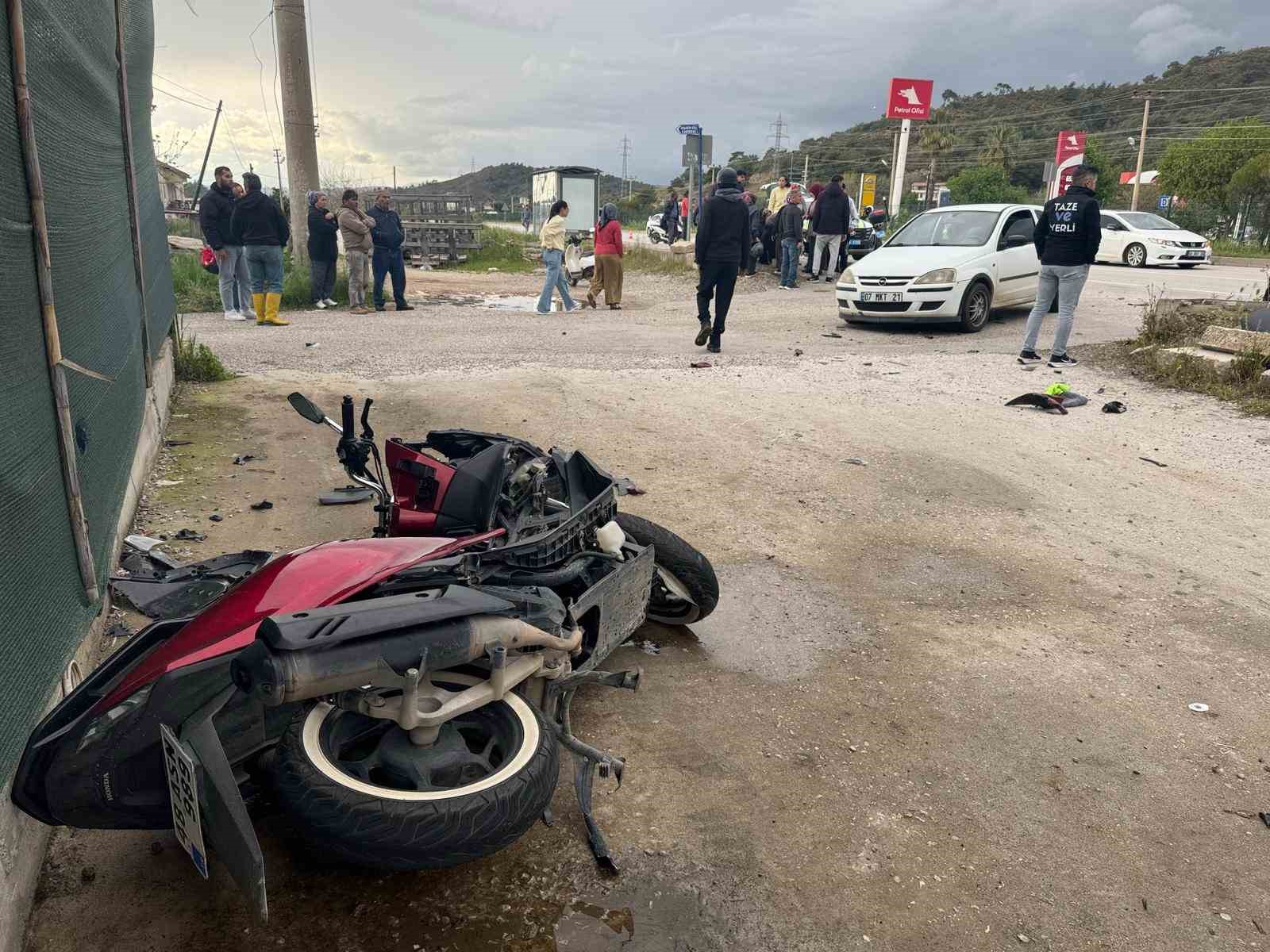 Fethiye’de feci kaza: 17 yaşındaki motosiklet sürücüsü kurtarılamadı