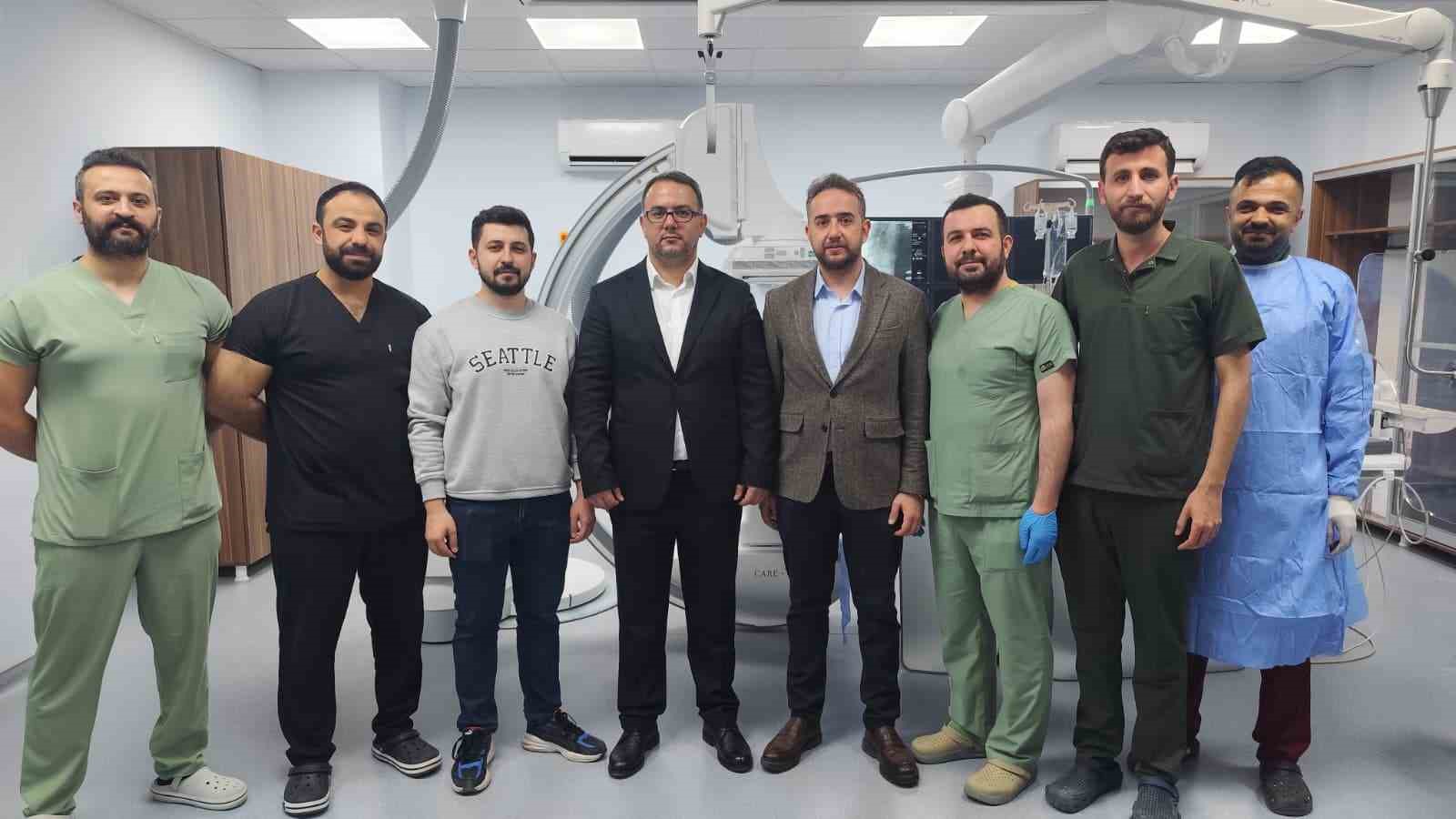 Kahta&rsquo;da a&ccedil;ılan anjiyo &uuml;nitesinde ilk hasta başarıyla tedavi edildi
