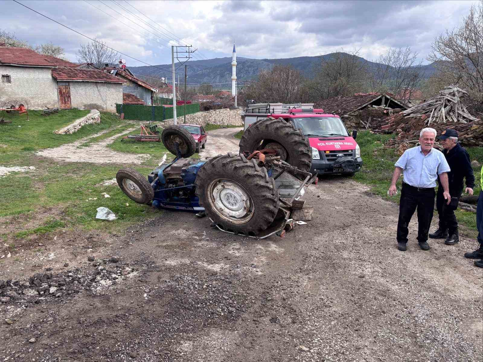 Trakt&ouml;r kazasında 1 kişi hayatını kaybetti
