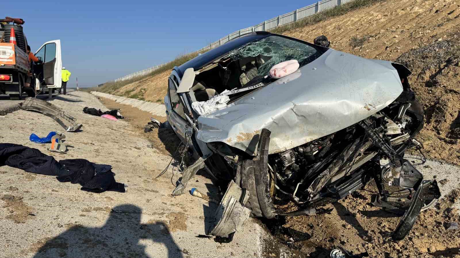 Edirne&rsquo;de trafik kazası: 4 yaralı
