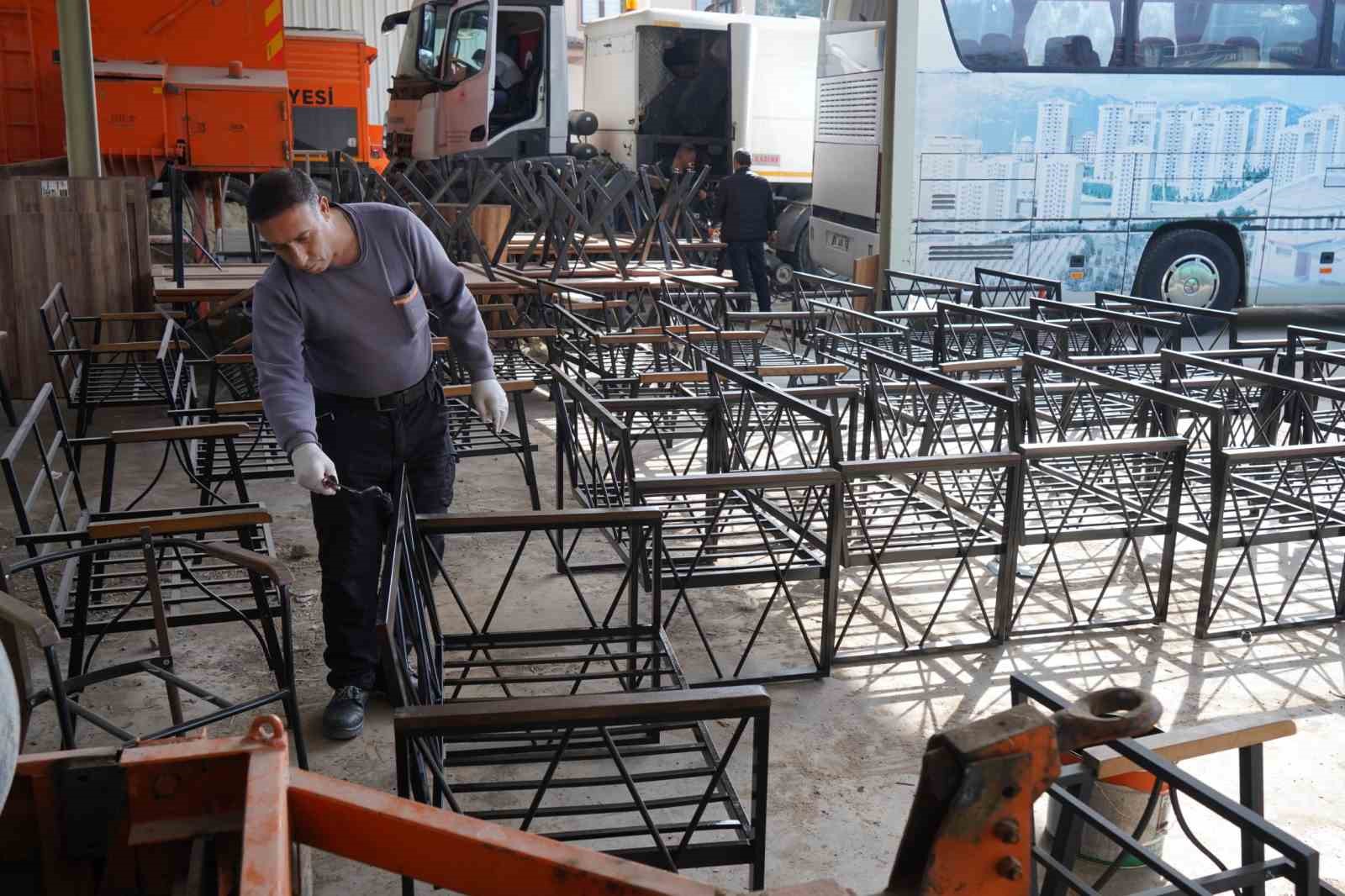 Kestel&rsquo;de bahar mesaisi
