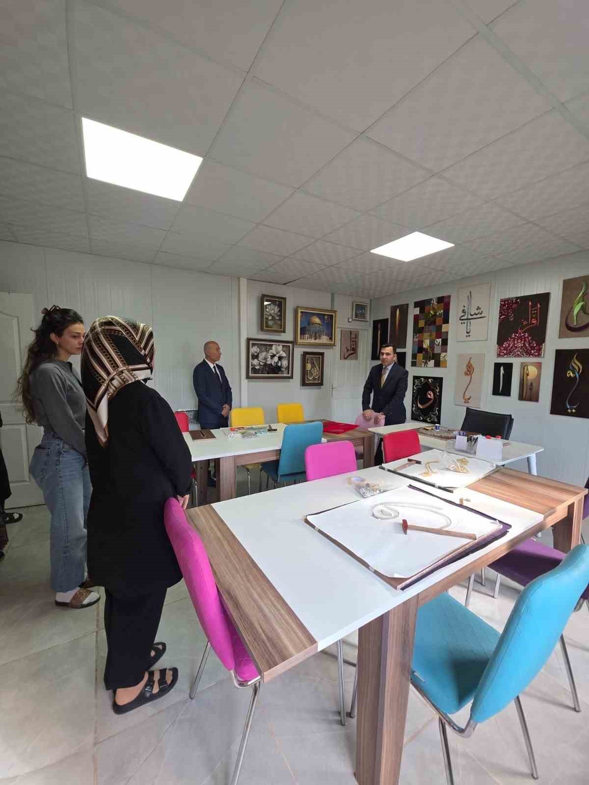 Kaymakam Algın&rsquo;dan ADEM&rsquo;e ziyaret
