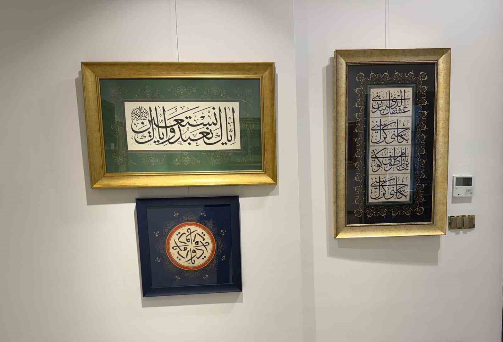 Fethin 700. yıl d&ouml;n&uuml;m&uuml;nde anlamlı hat sergisi
