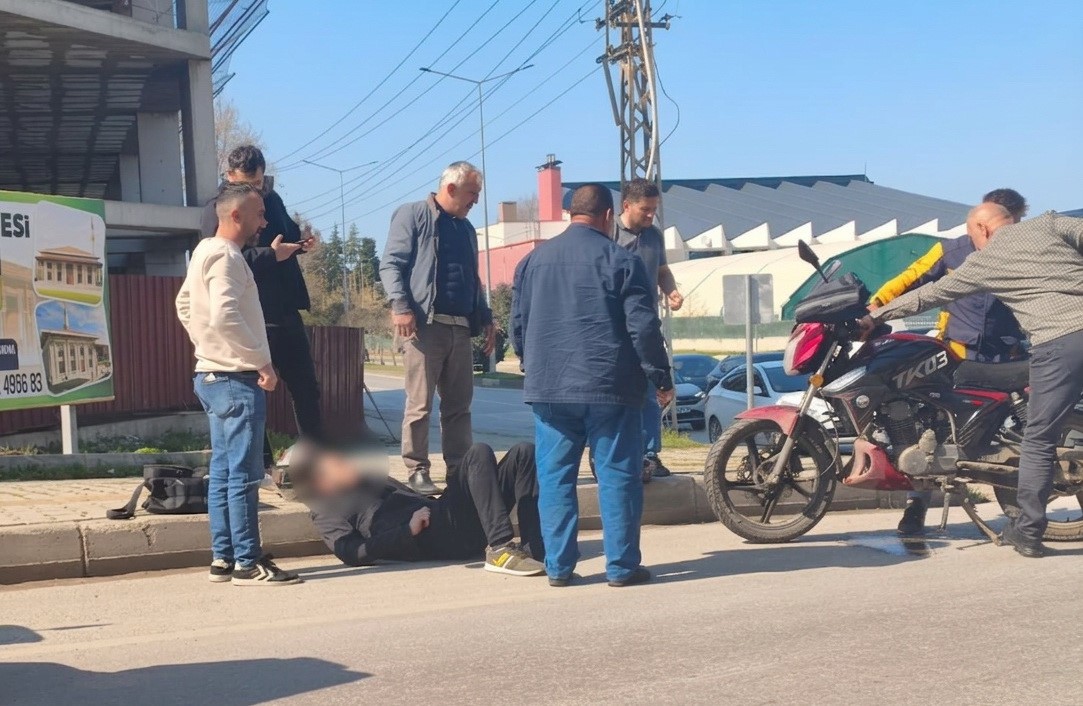 Samsun&rsquo;da motosiklet kazaları
