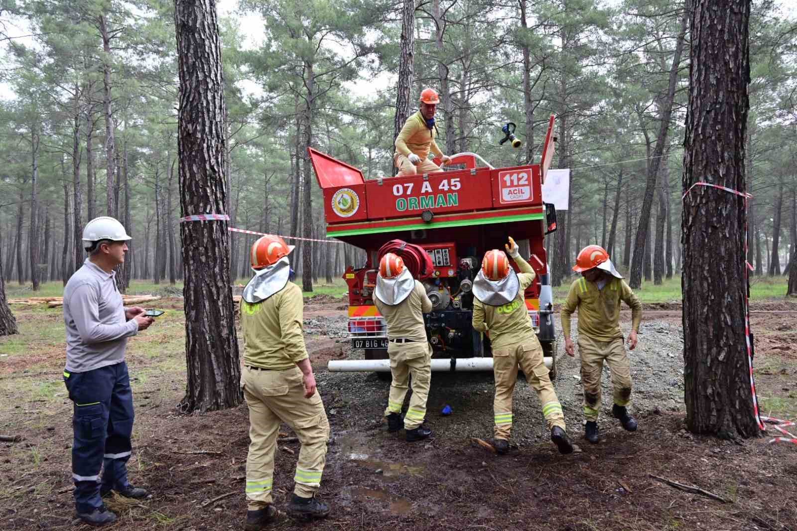 Ormancılar Antalya&rsquo;da kıyasıya  yarıştı
