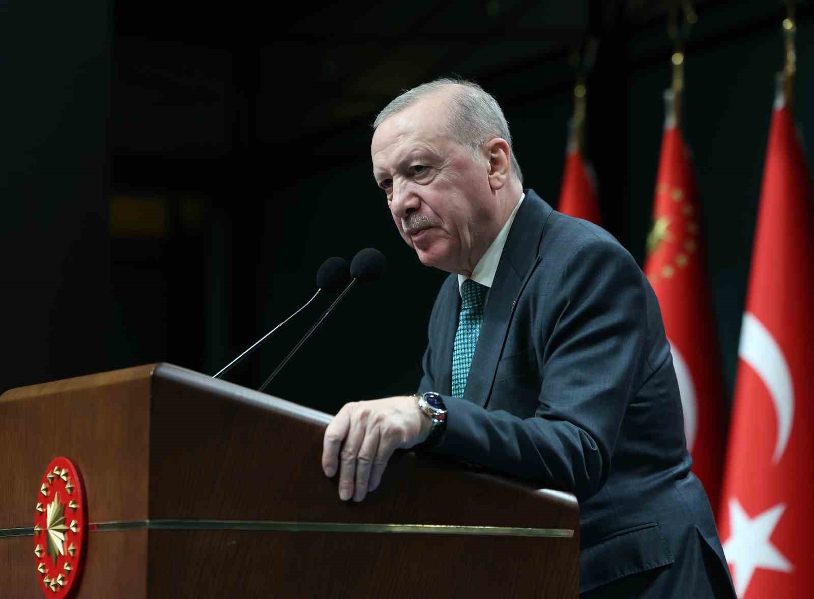Cumhurbaşkanı Erdoğan: "Ne hükümetimizin ne milletimizin yakın vadedeki siyasi koordinatlarında erken veya ara seçimin yer almadığının bilinmesini istiyorum"