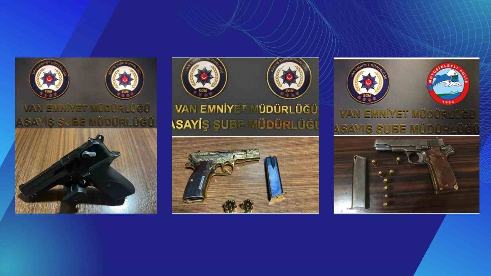 Van’da haftalık asayiş raporu: 61 şahıs tutuklandı