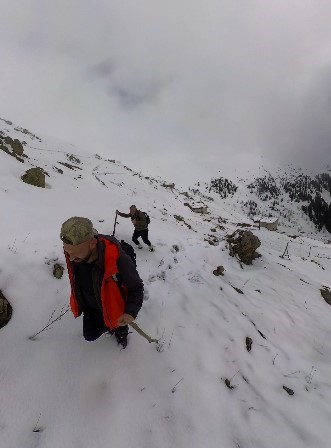 Ayılar Trabzon&rsquo;da yaylalardan sonra mahallelere dadandı
