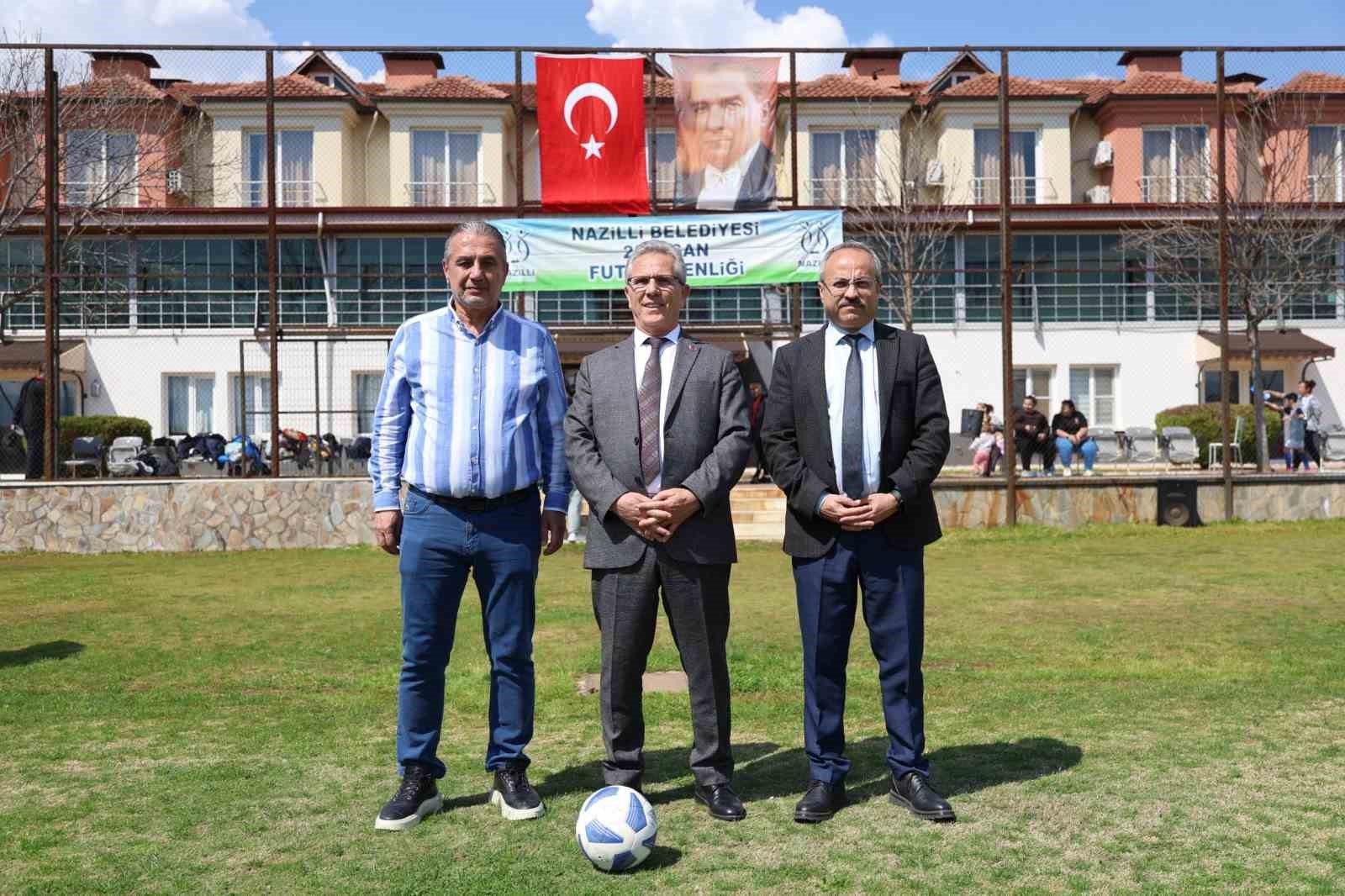 Nazilli&rsquo;de 23 Nisan coşkusu futbol turnuvasıyla başladı
