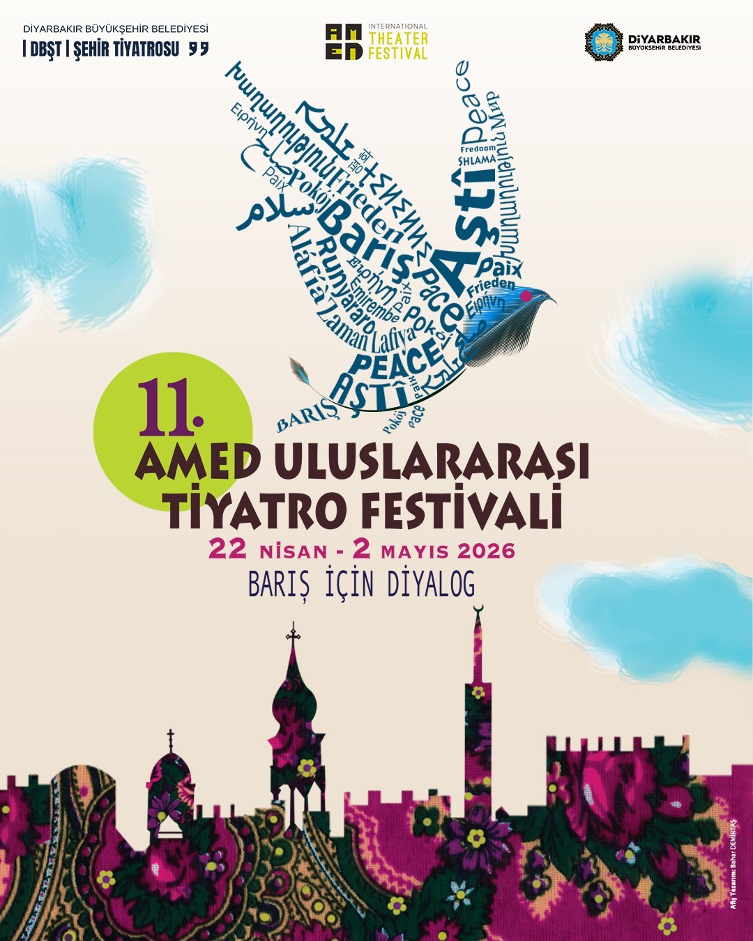 Uluslararası Amed Tiyatro Festivali, 19 ülkeden katılımla düzenlenecek