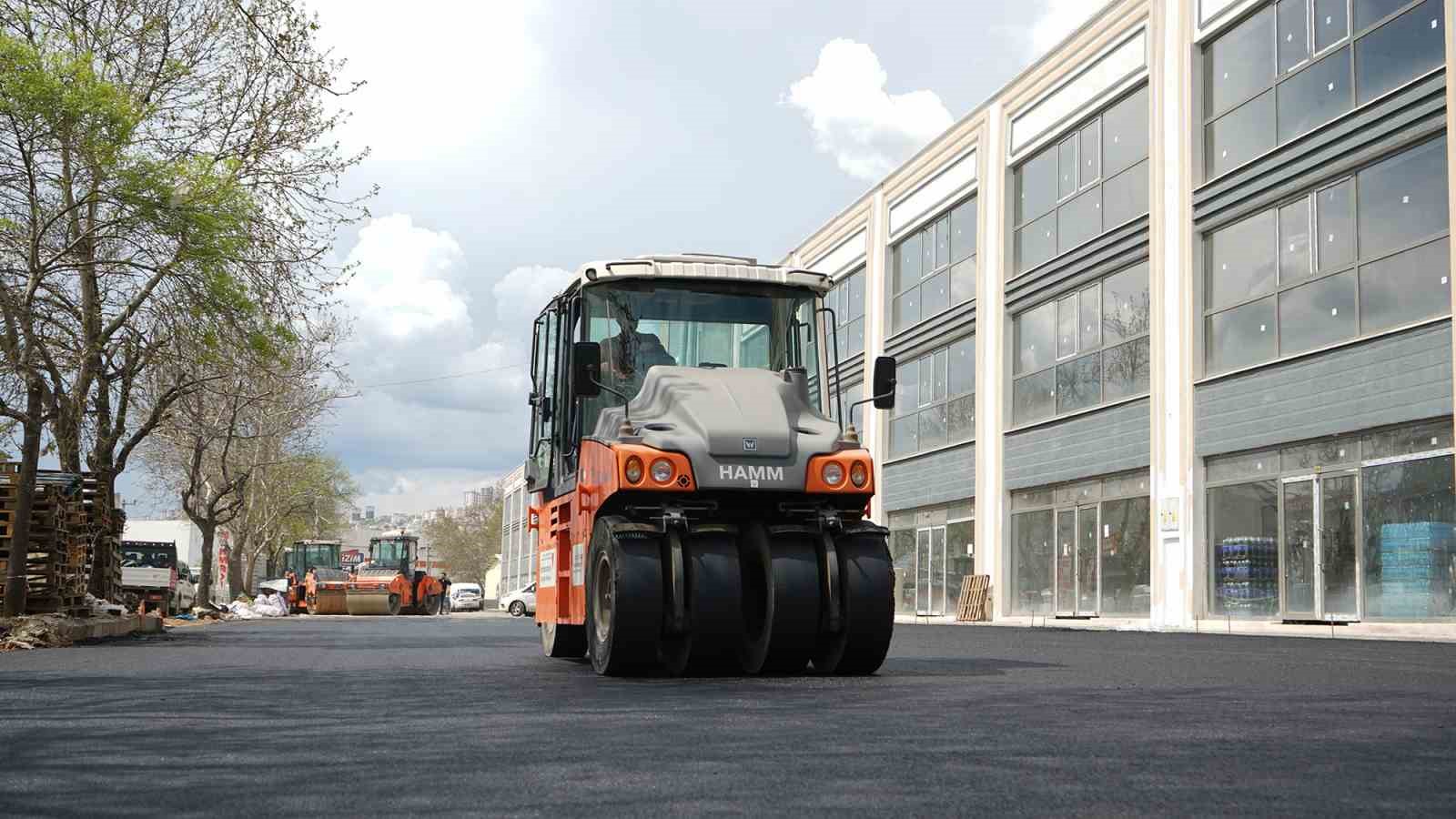 Kahramanmaraş&rsquo;ta asfalt &ccedil;alışmaları
