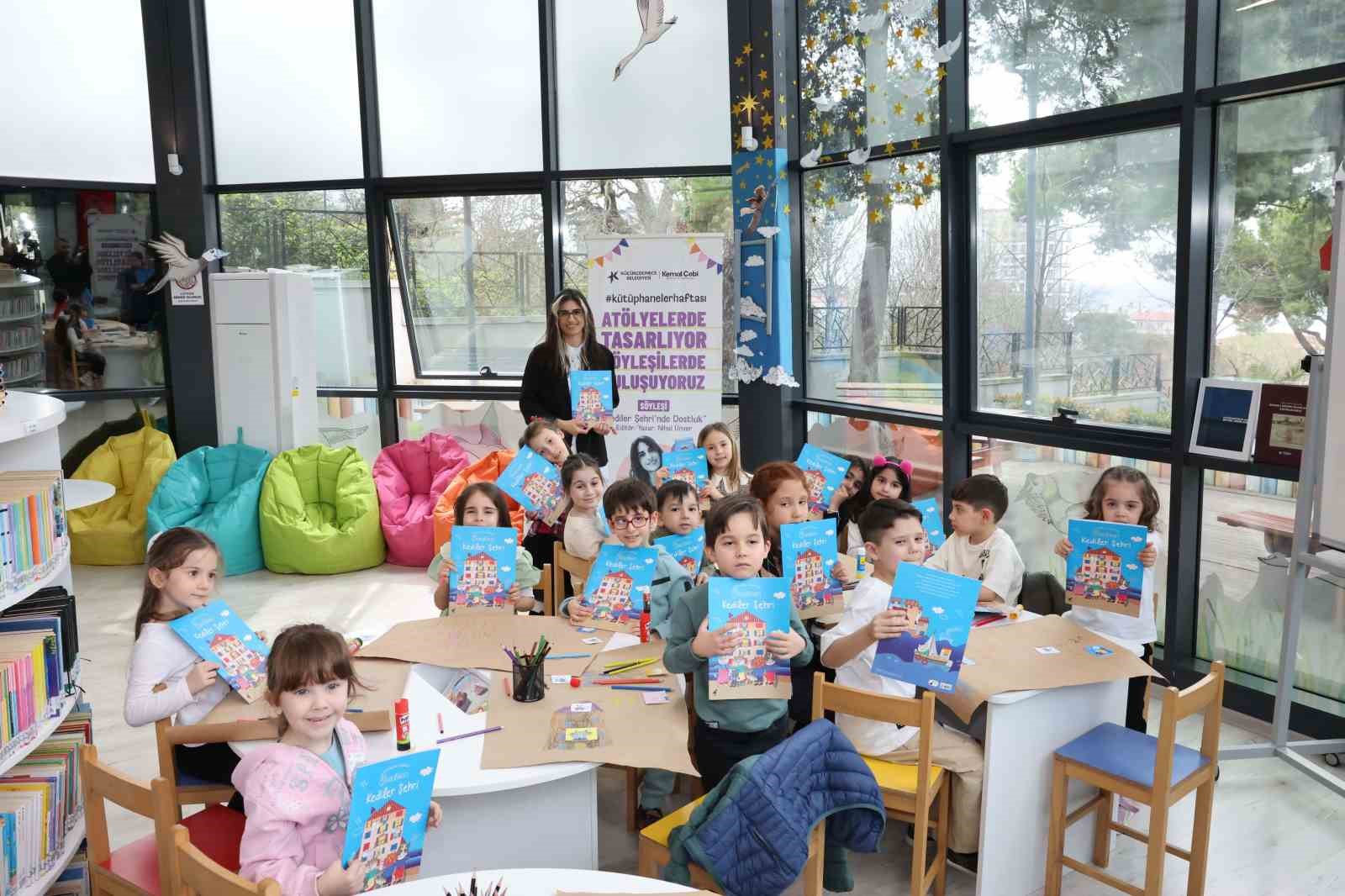 Kütüphane haftası atölye ve söyleşilerle kutlandı