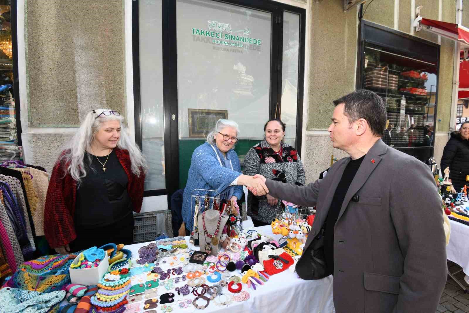 Osmangazi&rsquo;de kadınların el emeği b&uuml;y&uuml;k beğeni topladı
