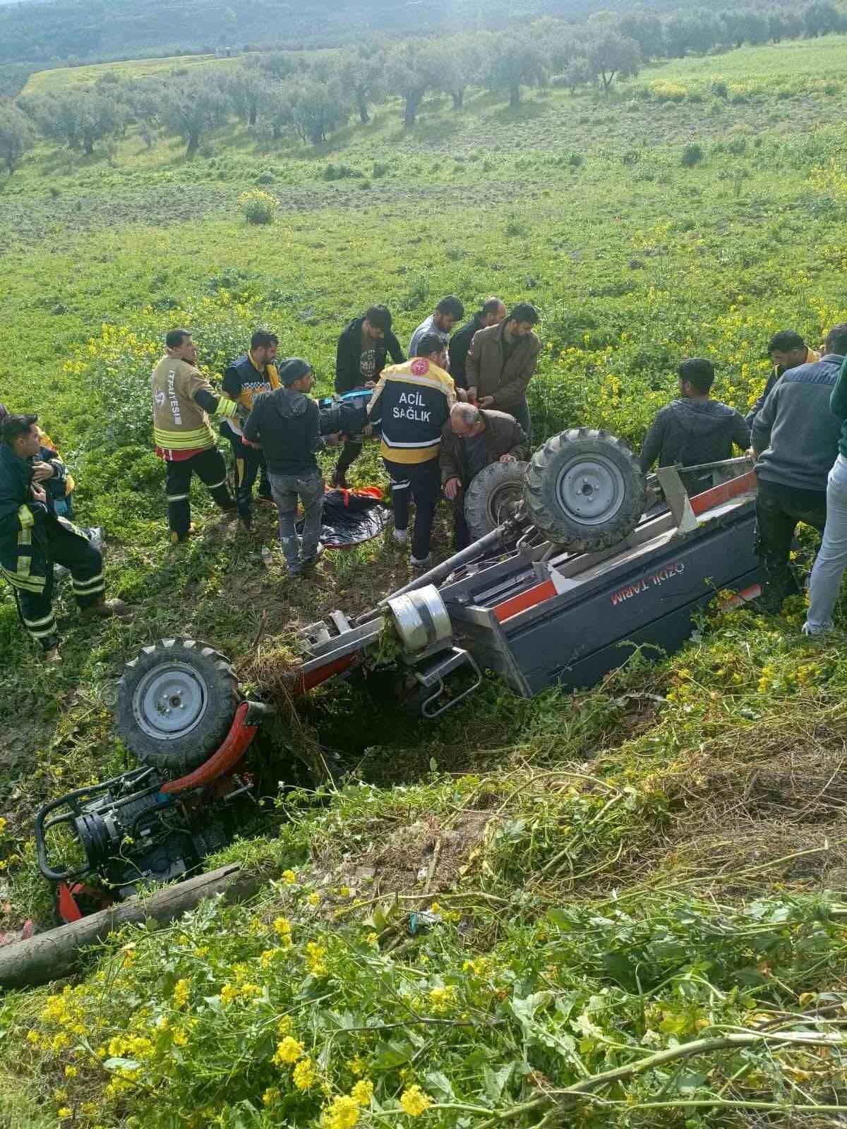 Takla atan patpatın sürücüsü yaralandı