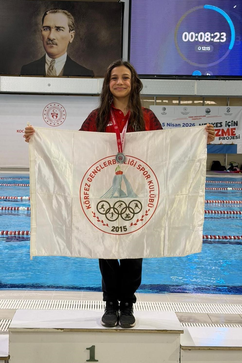 K&ouml;rfezli gen&ccedil; y&uuml;z&uuml;c&uuml;ler TDT y&uuml;zme elemelerinde b&ouml;lge birincisi oldu
