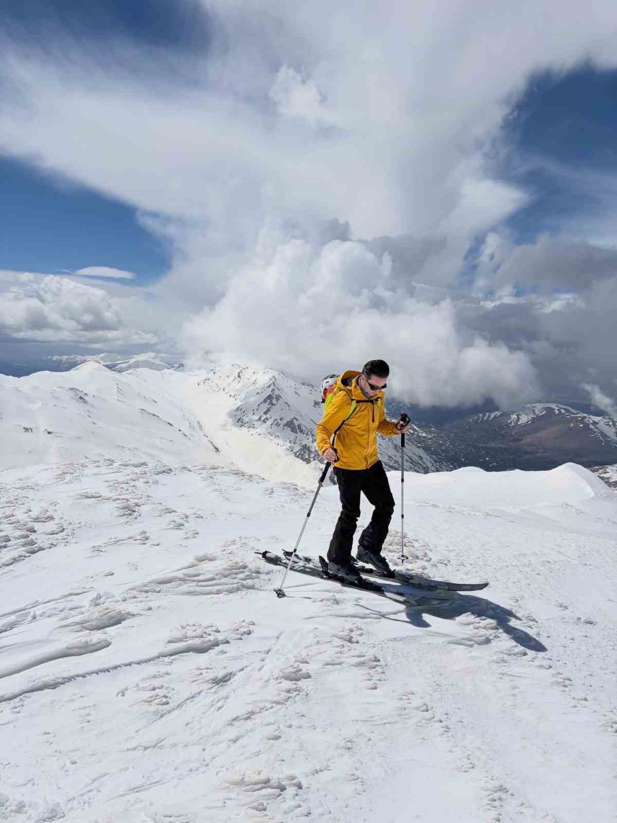 Tomarza’da yeni kayak rotası keşfedildi