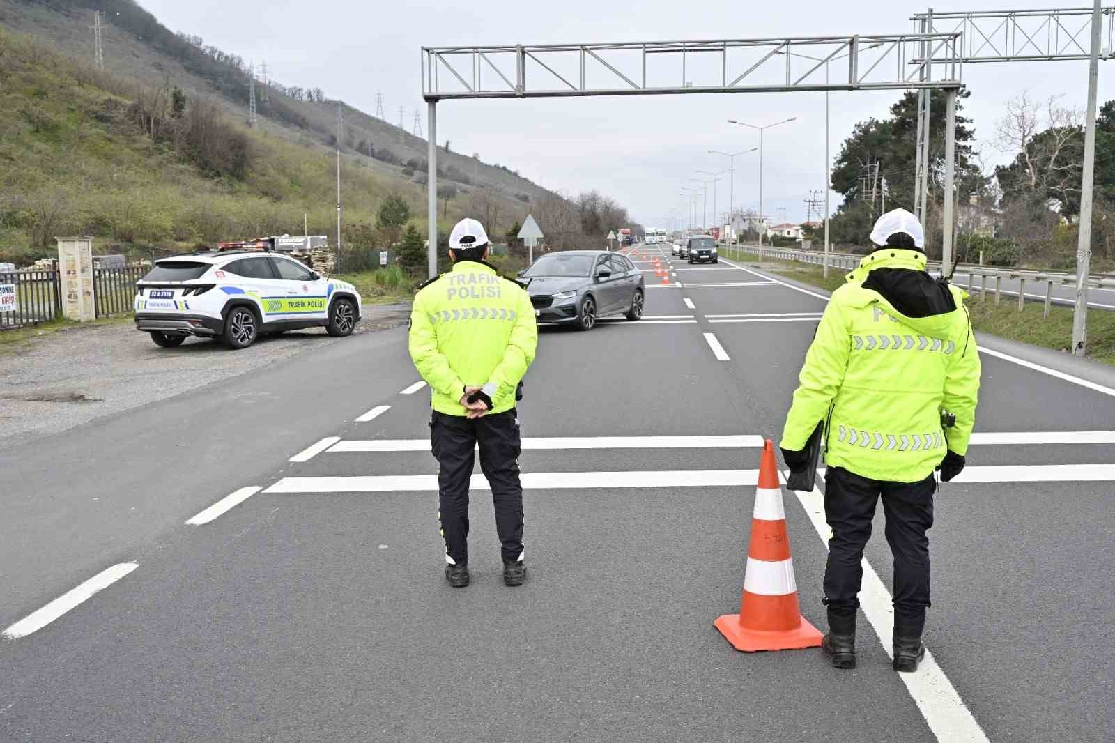 Ordu’da bir haftada yaklaşık 20 bin araç ve sürücüsü denetlendi