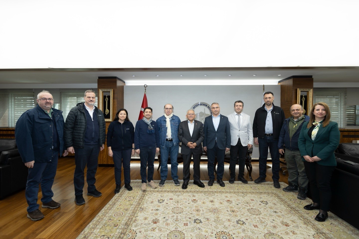 B&uuml;y&uuml;kşehir&rsquo;den afetlere diren&ccedil;li kent hedefi: Başkan B&uuml;y&uuml;kkılı&ccedil; akademik heyetle bir araya geldi
