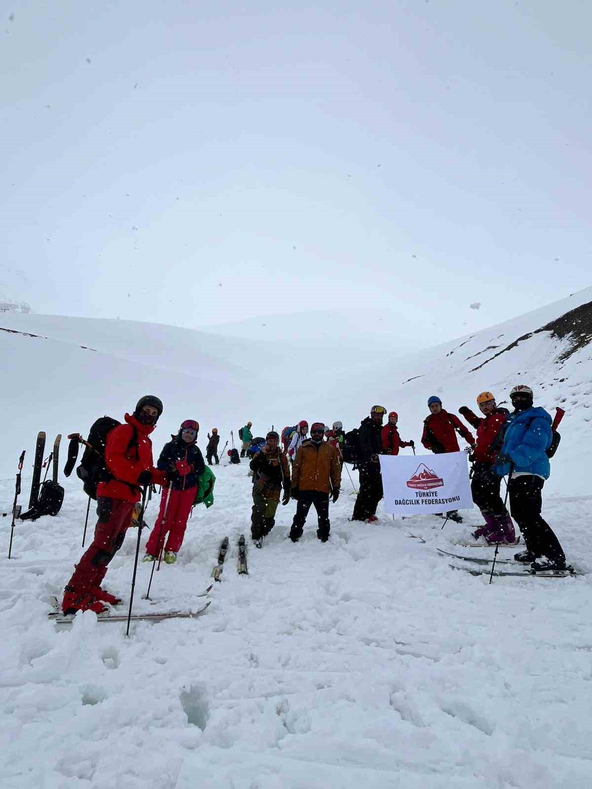 Trabzon’da Dağ Kayağı Eğitimi ilk kez düzenlendi